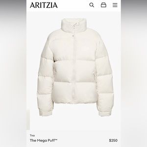 Aritzia TNA Mega Puff Super Puff jacket